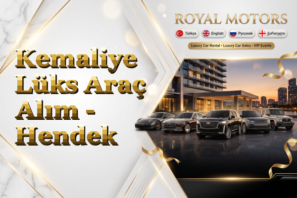 Kemaliye Lüks Araç Alım - Hendek