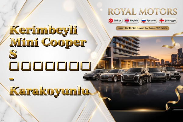 Kerimbeyli Mini Cooper S გაყიდვა - Karakoyunlu