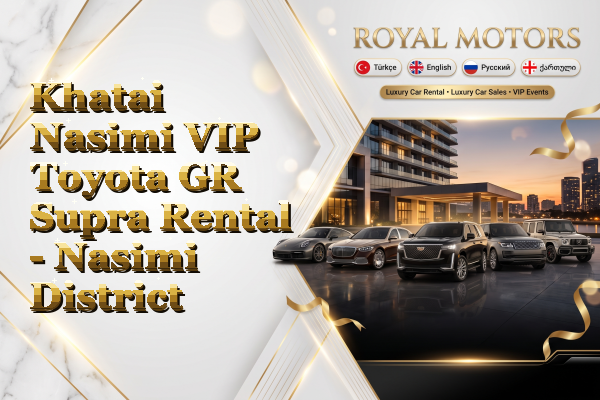 Khatai Nasimi VIP Toyota GR Supra Rental - Nasimi District
