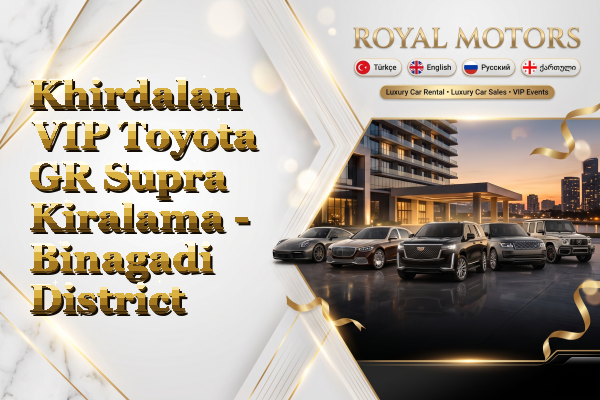 Khirdalan VIP Toyota GR Supra Kiralama - Binagadi District