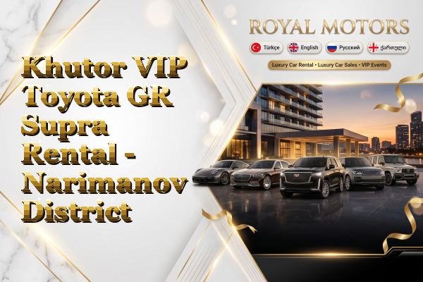 Khutor VIP Toyota GR Supra Rental - Narimanov District
