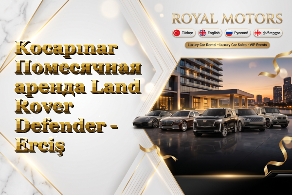 Kocapınar Помесячная аренда Land Rover Defender - Erciş