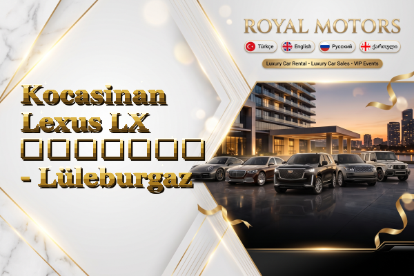 Kocasinan Lexus LX გაყიდვა - Lüleburgaz