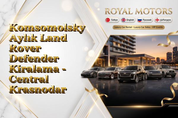 Komsomolsky Aylık Land Rover Defender Kiralama - Central Krasnodar