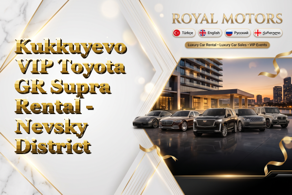 Kukkuyevo VIP Toyota GR Supra Rental - Nevsky District