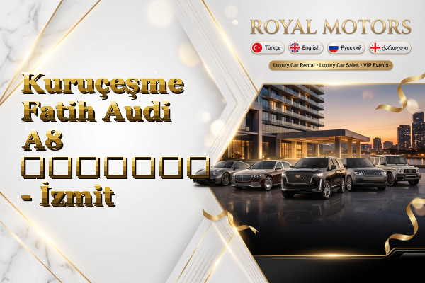 Kuruçeşme Fatih Audi A8 გაყიდვა - İzmit
