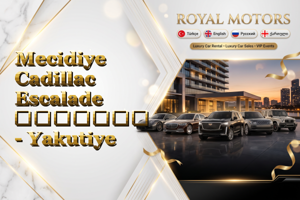 Mecidiye Cadillac Escalade გაყიდვა - Yakutiye