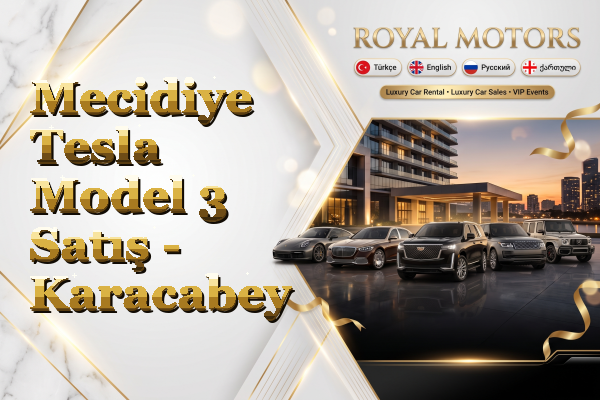Mecidiye Tesla Model 3 Satış - Karacabey