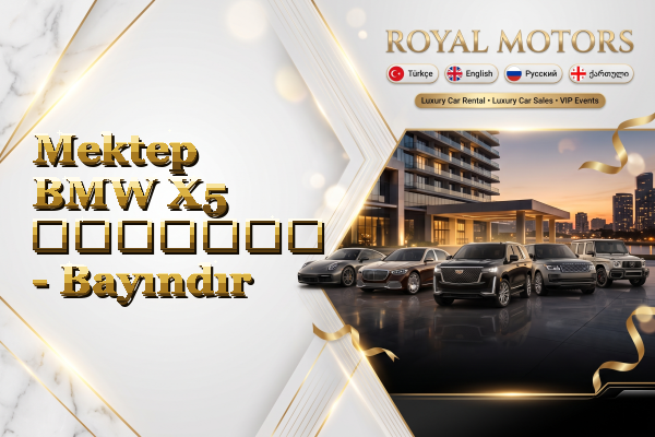 Mektep BMW X5 გაყიდვა - Bayındır