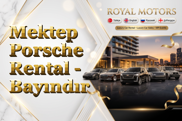 Mektep Porsche Rental - Bayındır