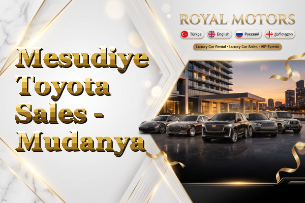 Mesudiye Toyota Sales - Mudanya