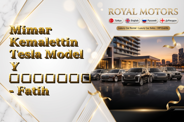 Mimar Kemalettin Tesla Model Y გაყიდვა - Fatih