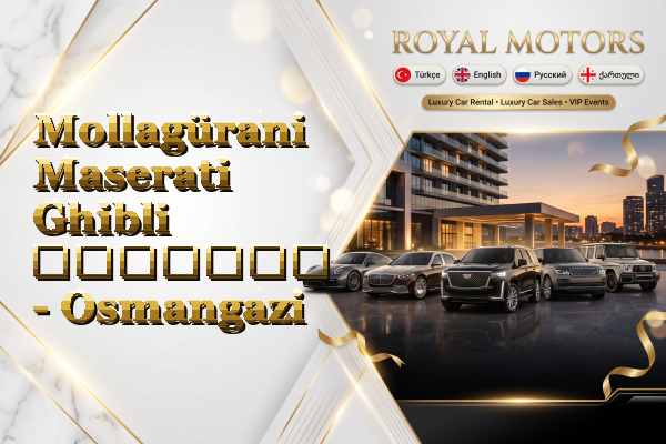 Mollagürani Maserati Ghibli გაყიდვა - Osmangazi
