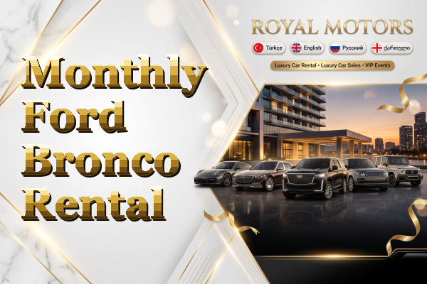 Monthly Ford Bronco Rental
