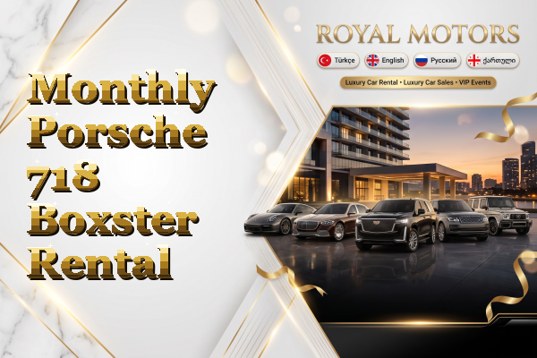 Monthly Porsche 718 Boxster Rental