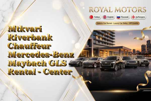 Mtkvari Riverbank Chauffeur Mercedes-Benz Maybach GLS Rental - Center