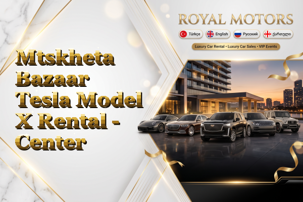 Mtskheta Bazaar Tesla Model X Rental - Center