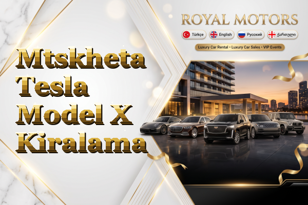 Mtskheta Tesla Model X Kiralama