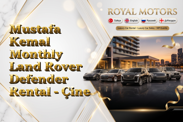 Mustafa Kemal Monthly Land Rover Defender Rental - Çine