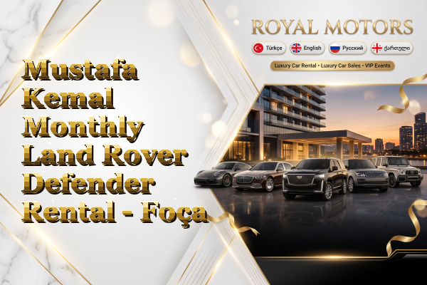 Mustafa Kemal Monthly Land Rover Defender Rental - Foça