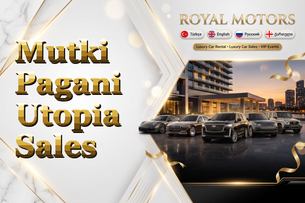 Mutki Pagani Utopia Sales