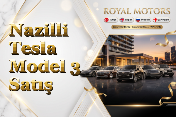 Nazilli Tesla Model 3 Satış