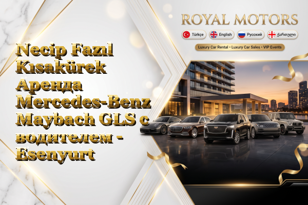 Necip Fazıl Kısakürek Аренда Mercedes-Benz Maybach GLS с водителем - Esenyurt