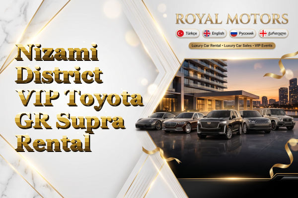 Nizami District VIP Toyota GR Supra Rental