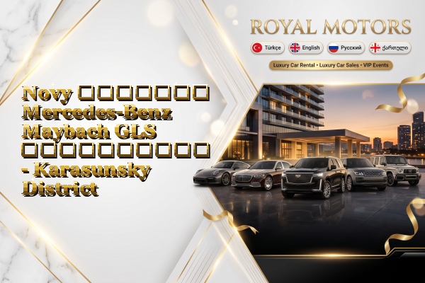 Novy მძღოლით Mercedes-Benz Maybach GLS გაქირავება - Karasunsky District