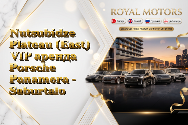 Nutsubidze Plateau (East) VIP аренда Porsche Panamera - Saburtalo