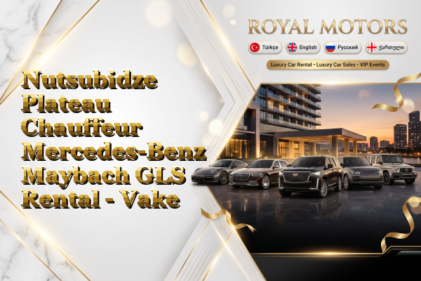 Nutsubidze Plateau Chauffeur Mercedes-Benz Maybach GLS Rental - Vake