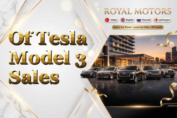 Of Tesla Model 3 Sales
