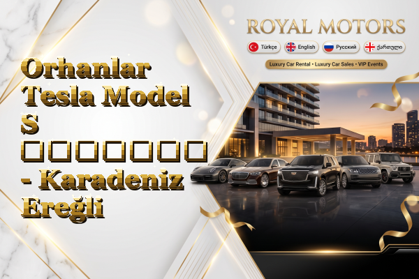 Orhanlar Tesla Model S გაყიდვა - Karadeniz Ereğli
