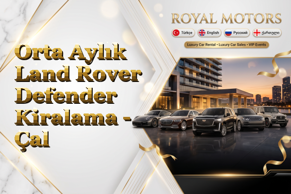 Orta Aylık Land Rover Defender Kiralama - Çal
