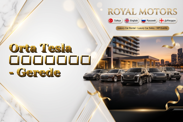 Orta Tesla გაყიდვა - Gerede