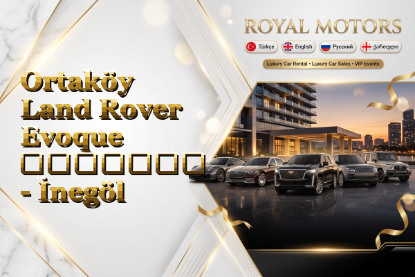 Ortaköy Land Rover Evoque გაყიდვა - İnegöl