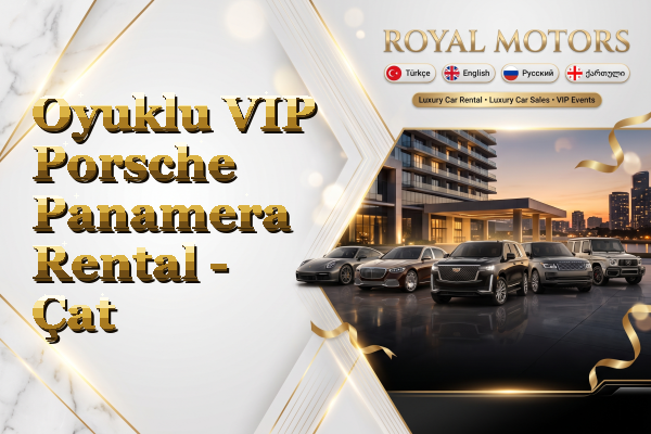 Oyuklu VIP Porsche Panamera Rental - Çat