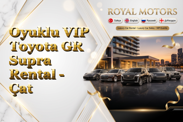 Oyuklu VIP Toyota GR Supra Rental - Çat