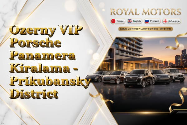 Ozerny VIP Porsche Panamera Kiralama - Prikubansky District