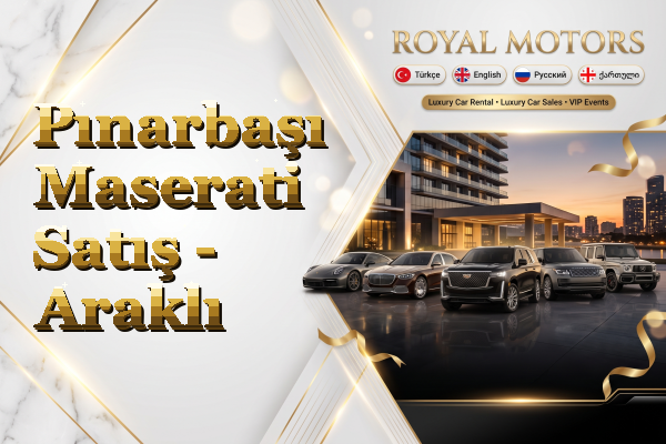 Pınarbaşı Maserati Satış - Araklı