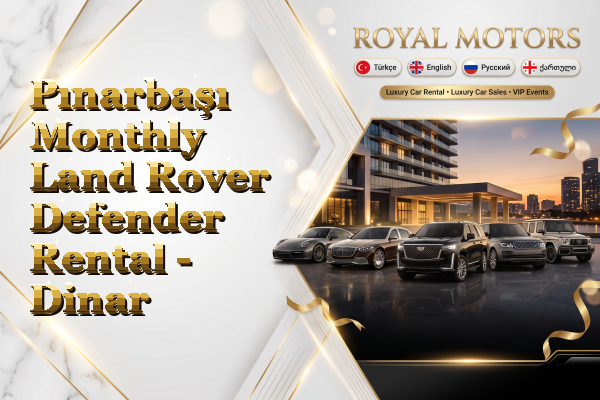 Pınarbaşı Monthly Land Rover Defender Rental - Dinar