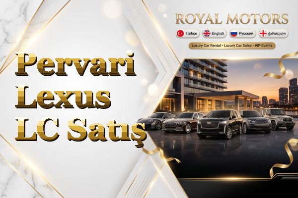 Pervari Lexus LC Satış