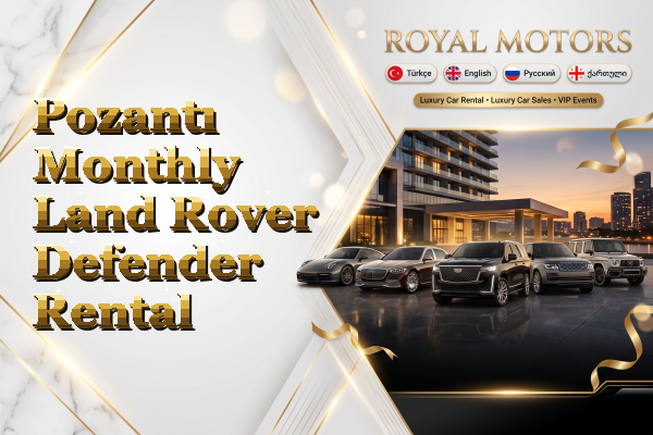 Pozantı Monthly Land Rover Defender Rental