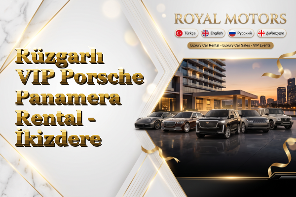 Rüzgarlı VIP Porsche Panamera Rental - İkizdere