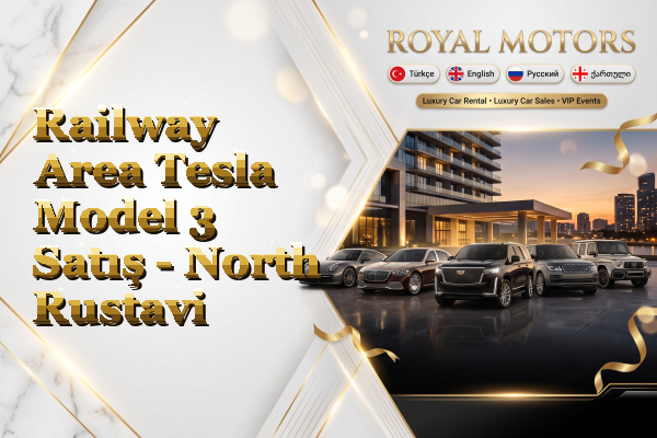 Railway Area Tesla Model 3 Satış - North Rustavi
