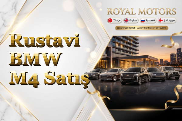 Rustavi BMW M4 Satış