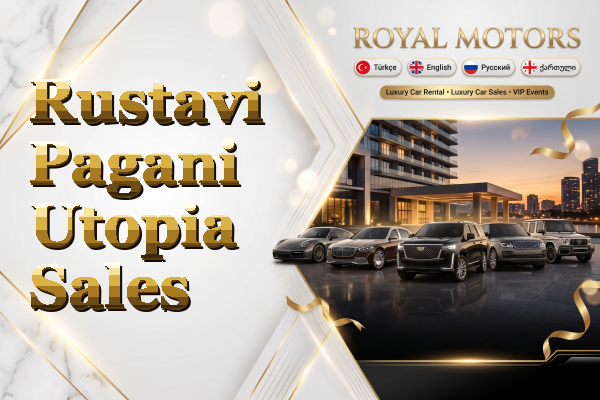 Rustavi Pagani Utopia Sales