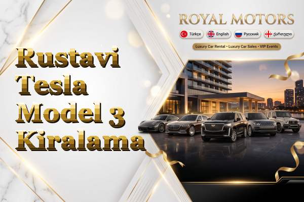 Rustavi Tesla Model 3 Kiralama