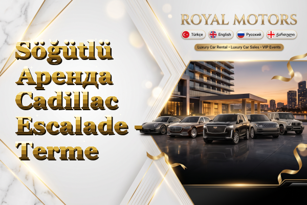 Söğütlü Аренда Cadillac Escalade - Terme
