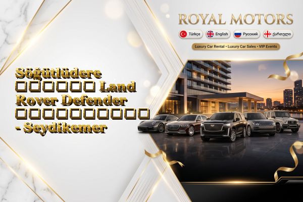 Söğütlüdere თვიური Land Rover Defender გაქირავება - Seydikemer